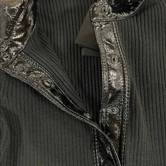 Maje Mosana Ribbed Top size 1 - Picture 4 of 10